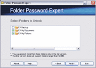 Folder Password Expert screenshot